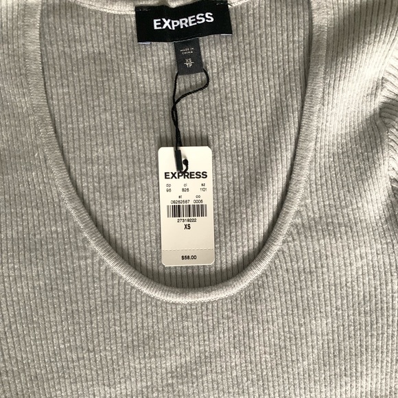 Express Scoop Ribbed Sweater - Picture 4 of 4
